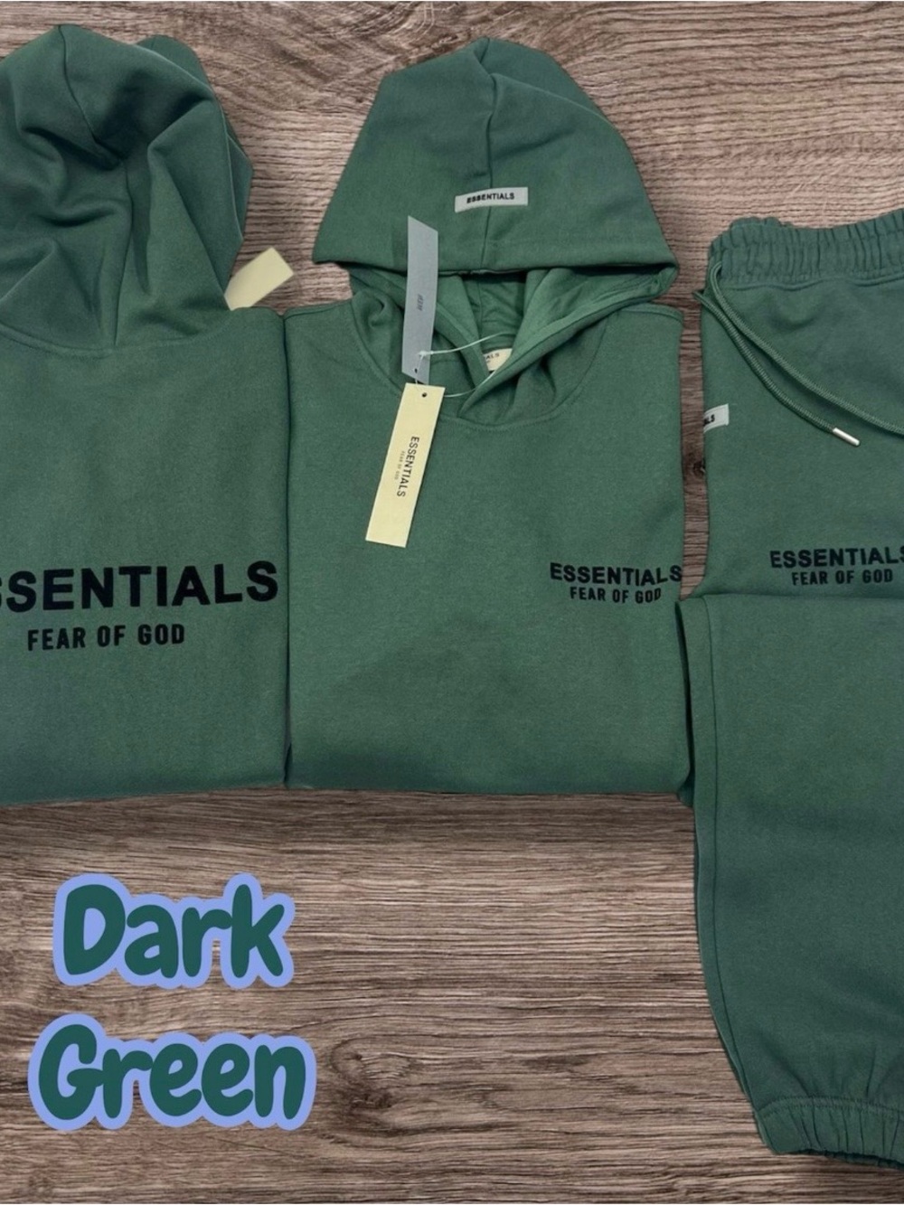 Men's Dark Green Hoodie